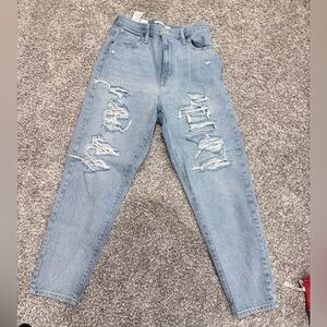 Levi's high waisted mom jeans